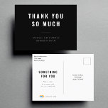Custom Business Thank You Postcard<br><div class="desc">Custom logo design that can be personalised with your company logo,  text,  photo and website.</div>