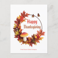 Custom Business Thanksgiving Leave Border