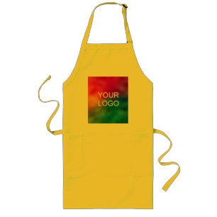 Custom Business Upload Add Image Logo Photo Long Apron