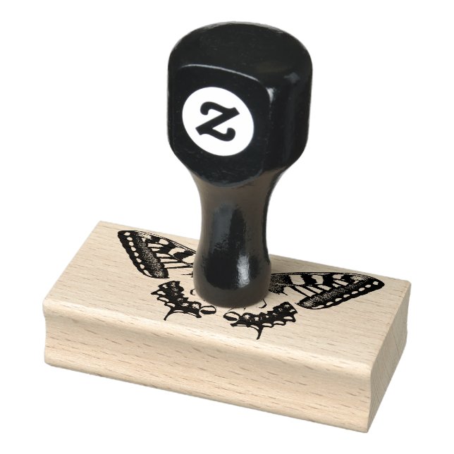 Custom Butterfly Rubber Stamp (Stamp)