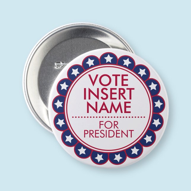 Custom Button Pin Vote Election Political Campaign (MISOOK Election Campaign Vote Button Pin)