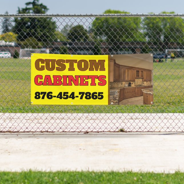 Custom Cabinets Makers Banner (Insitu)