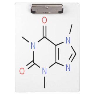 Custom Caffeine Molecule Clipboard