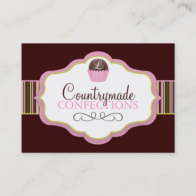 Custom Cake Ball Business cards (Front)
