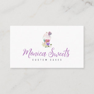 custom cakery business card
