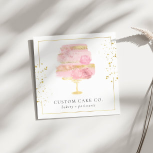 Custom Cakes Bakery Business Card