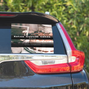 Custom Cakes Business Vehicle Advertising Sticker