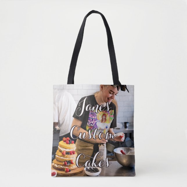 Custom Cakes Tote Bag Supplies Decorating (Front)