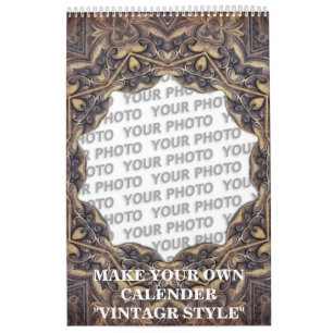 Custom Calendar "VINTAGE STYLE" + your photos