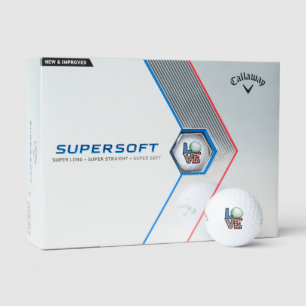 Custom Callaway Love Stacked Golf Balls