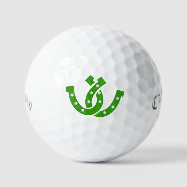 🍀 Custom Callaway Supersoft Golf Balls - Lucky (Front)
