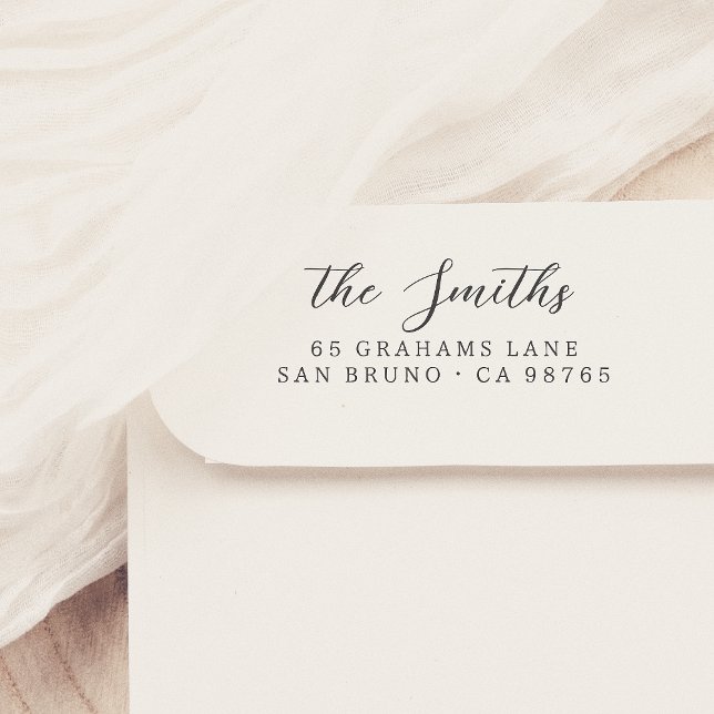 Custom Calligraphy Name Address Stamp (Creator Uploaded)