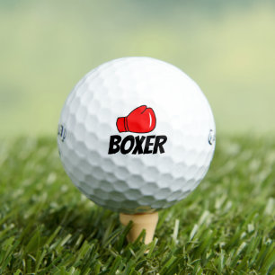 Custom Callway golf balls with boxing glove logo