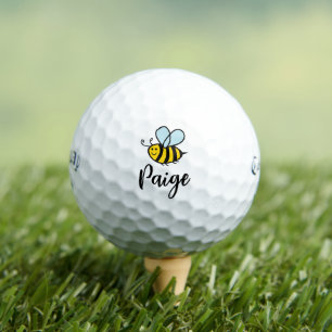 Custom Callway golf balls with cute honey bee logo