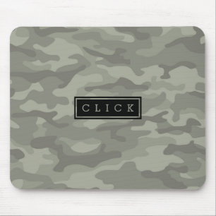 Custom Camo Camouflage Army Print Mouse Pad