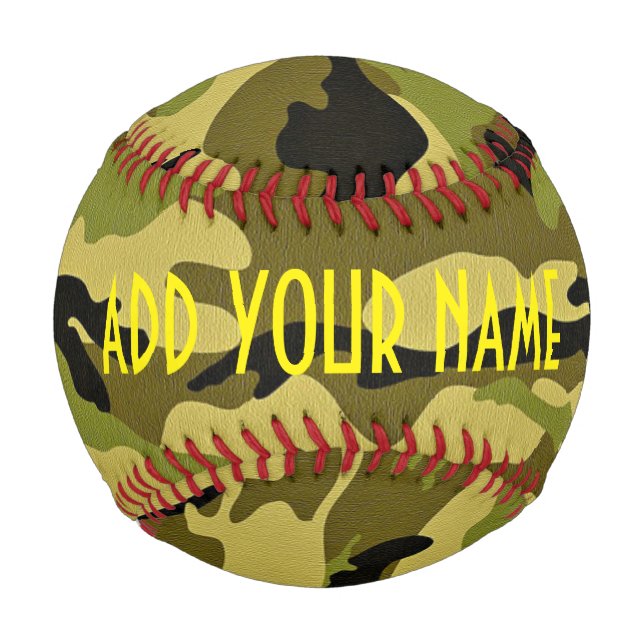Custom Camo Custom Baseball (Front)