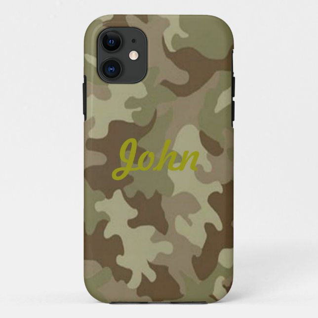 Custom Camouflage iPhone 5 Case (Back)