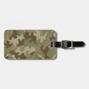 Custom Camouflage Luggage Tag