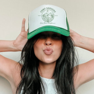 Custom Camp Bachelorette Trucker Hat