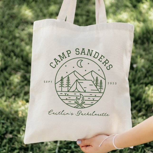 Custom Camp Bachelorette Trucker Hat Tote Bag (Creator Uploaded)