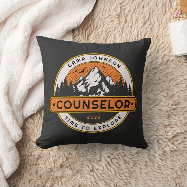 Custom Camp Counsellor-Camping-funny Cushion (Blanket)