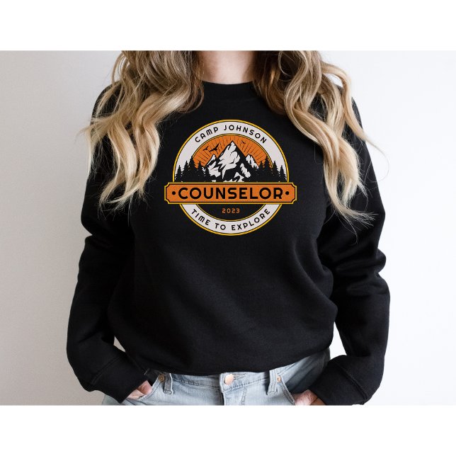 Custom Camp Counsellor-Camping-funny Sweatshirt (Creator Uploaded)