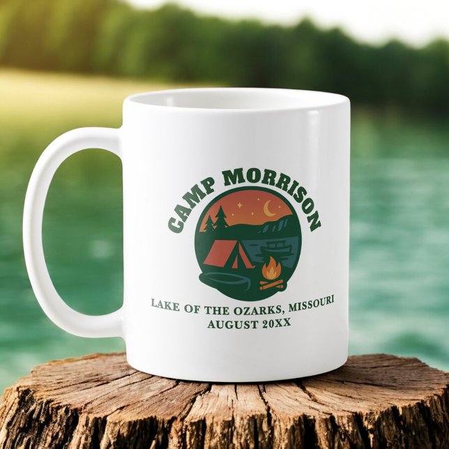 Custom Camp Lake Bachelorette Coffee Mug (Creator Uploaded)