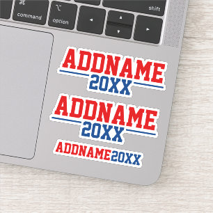 Custom Campaign - Classic Red Blue with Year