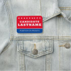Custom Campaign Gear with Name and Text Name Tag