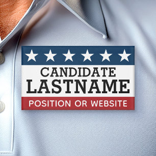 Custom Campaign Gear with Name and Text Name Tag