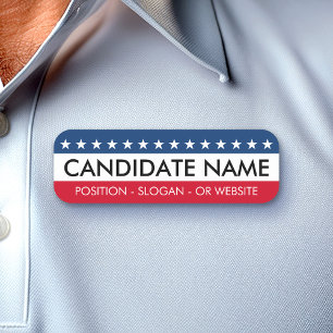 Custom Campaign Gear with Name and Text Tag