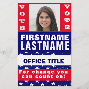 Custom Campaign Political Template Flyer