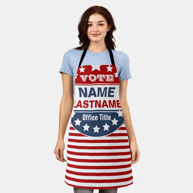 Custom Campaign Template Apron (Worn)