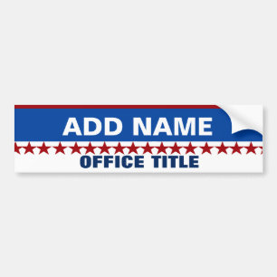 Custom Campaign Template Bumper Sticker