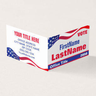 Custom Campaign Template Business Card