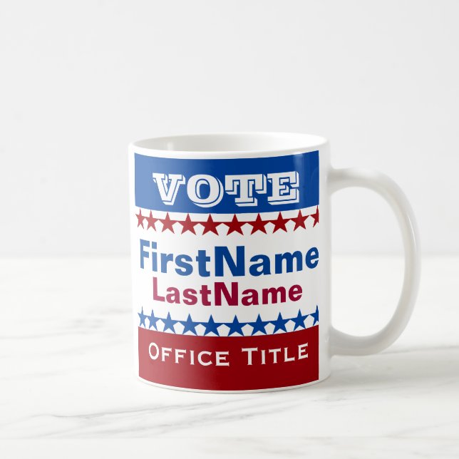Custom Campaign Template Coffee Mug (Right)