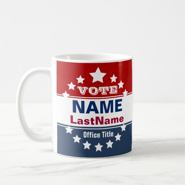 Custom Campaign Template Coffee Mug (Left)