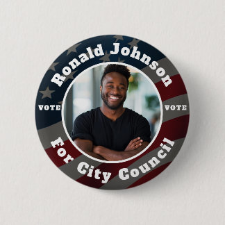 Custom Campaign Template for Elections 6 Cm Round Badge
