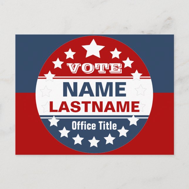 Custom Campaign Template Postcard (Front)