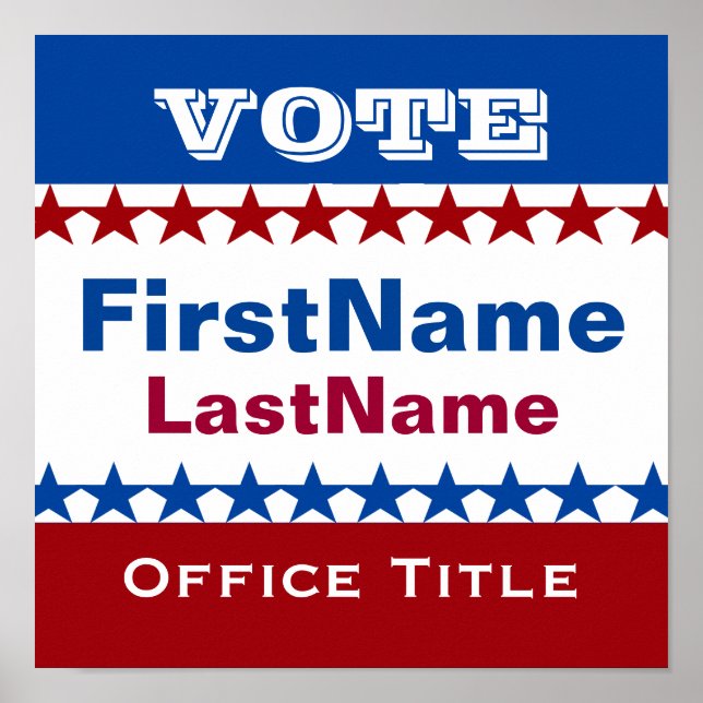 Custom Campaign Template Poster (Front)