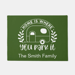 Custom Camping Camper Trailer Rv Doormat