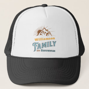 Custom Camping Family Vacation Matching  Trucker Hat
