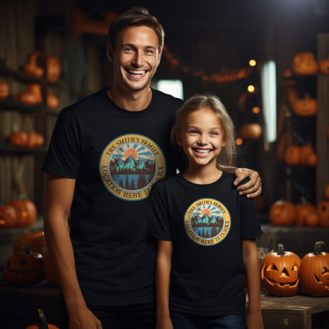 Custom camping team matching family vacation  T-Shirt (Creator Uploaded)