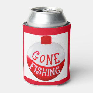 CUSTOM "CAN COOLER" ***GONE FISHING*** CAN COOLER