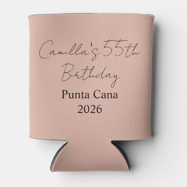 Custom Can Cooler with Photo & Text | Personalised (Front)