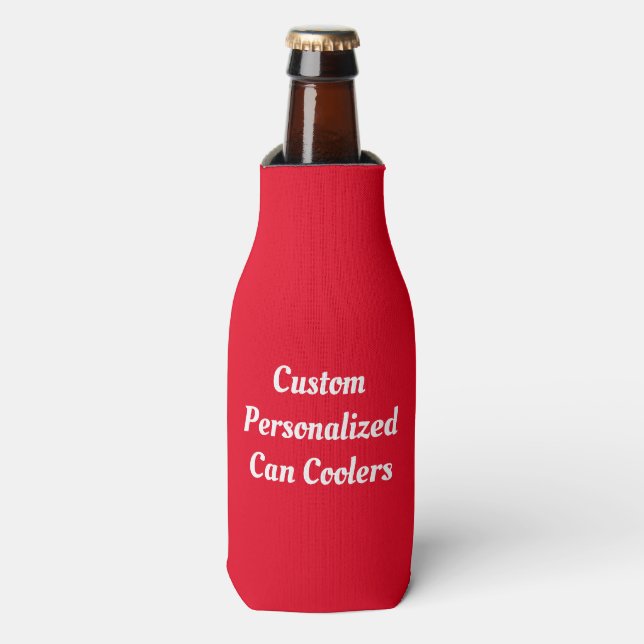 Custom Can Coolers, For Any Occasion Personalised Bottle Cooler (Bottle Front)