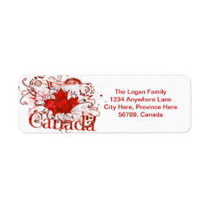 Custom Canada Return Address Labels
