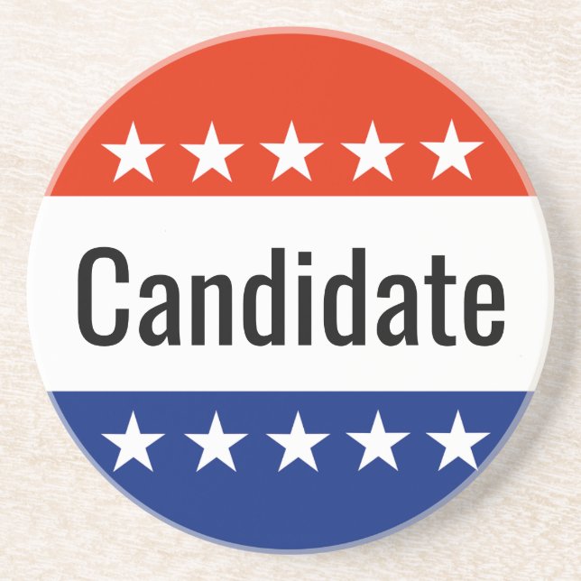 Custom Candidate Campaign 2022 Election Coaster (Front)