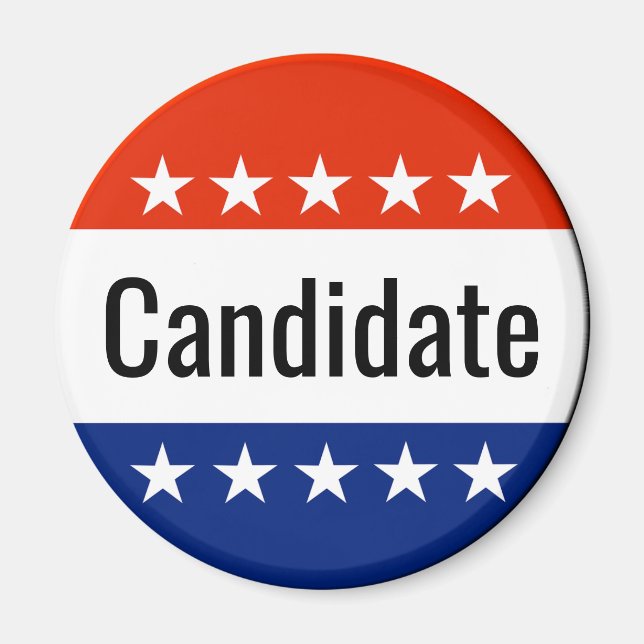 Custom Candidate Campaign 2022 Election Magnet (Front)