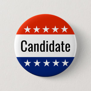 Custom Candidate Campaign 2024 Election 6 Cm Round Badge
